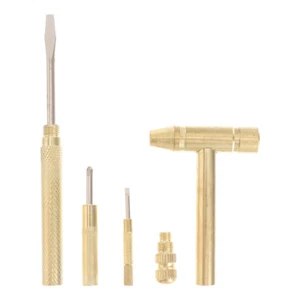 6 in 1 Multifunktions Hammer Schraubendreher Werkzeug (gold) Multitool - Bild 1 von 12