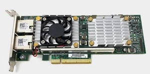 Carte réseau Dell Broadcom 10G double port RJ45, profil bas HN10N BCM957810A1008G - Photo 1/3