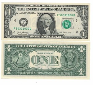 USA Banknotes $1 Dollar 2017 F-6 "ATLANTA" UNC. CONDITION (#2718) - Picture 1 of 1