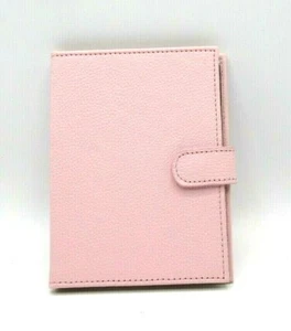 Barneys New York Photo Album Brag Book Leather 20 Clear 4x6" Pockets Pink - Picture 1 of 10