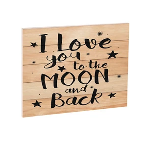 JennyGems I Love You To the Moon and Back Sign, Anniversary Gift, Gifts for Wife - Picture 1 of 8