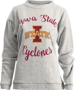 Womens Iowa State Cyclones Sweatshirt Comfy Terry L/S Crew - Picture 1 of 6