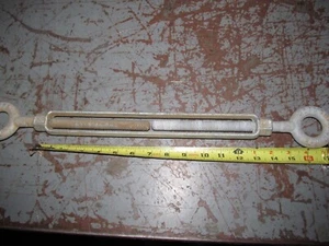 Fibbia girevole 5/8" x 14" made in USA OCCHIO OCCHIO (1-1/4") zincata forgiata a goccia - Foto 1 di 7