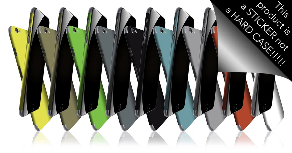 Recubrimiento efecto mate mate mate para Apple iPhone 6 y 6 PLUS + calcomanía envolvente funda  Foto 1 de 1