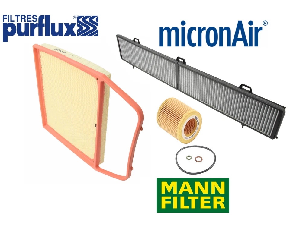 Filtro de aire OEM filtro de aceite filtro de cabina de CA carbono para BMW 1 135i 335i 335is 335xi Foto 1 de 1