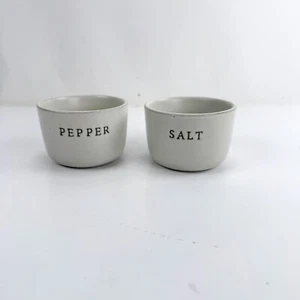 Hearth & Hand with Magnolia Salt and Pepper Bowls Stoneware NO LIDS Set 2 - Picture 1 of 8