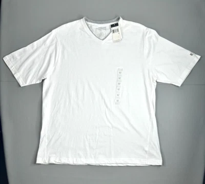 Camisa De Colección Sean John Cuello en V Para Hombre XL Blanca Manga Corta Nueva Foto 1 de 4