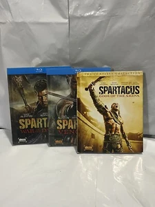 Spartacus TV Series Blu Ray Lot Gods Of Arena Vengeance War Of The Damned - Picture 1 of 5