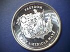 1986 .999 Silver 1 Troy Ounce Round Johnson Matthey "The American Way" 