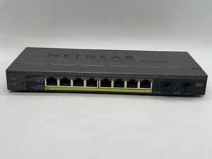 NETGEAR ProSafe GS110TP 8 Ports Wall-Mountable Gigabit Ethernet Switch **NO AC** - Picture 1 of 11