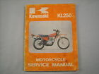 Kawasaki OEM Factory Service Manual 78 KL250 KL250-A1