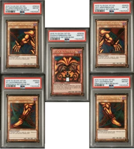2015 Yu-Gi-Oh! Exodia Gold Rare 5 Card Set Forbidden One PGL2 PSA 8 9 10 - Picture 1 of 1