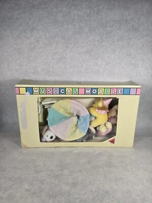Caja de música móvil musical circo pastel Dakin años 80 vintage adornos de árbol FUNCIONA Foto 1 de 4