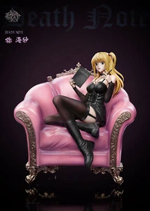 Death Note MisaMisa GK bemalte Statue mit rosa Sofa - Bild 1 von 1