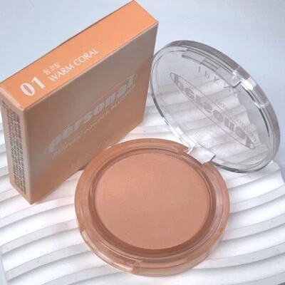 IPKN Personal Perfume Powder Blusher #Warm Coral 6g Face Blush Korean Cosmetics - Image 1 of 4