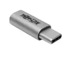 Tripp Lite USB C to USB Micro-B USB 2.0 Hi-Speed Adapter Compact USB Type C – Gr - Picture 1 of 8