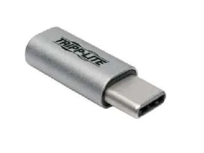 Tripp Lite USB C to USB Micro-B USB 2.0 Hi-Speed Adapter Compact USB Type C – Gr - Image 1 of 4