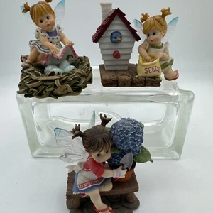 Lote de 3 pequeñas hadas de cocina. Jardinería/Robins Huevo/Alpisa de Pájaro. Sin cajas. - Imagen 1 de 10