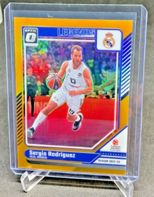 2024/25 Donruss Basketball Euroleague SERGIO RODRIGUEZ Gold Prizm 03/10 #173 - Image 1 of 2