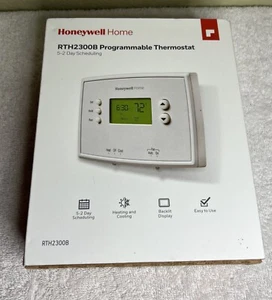 Thermostat mit Hintergrundbeleuchtung Honeywell 5-2 Tage programmierbar RTH2300B1038 NEU - Bild 1 von 4