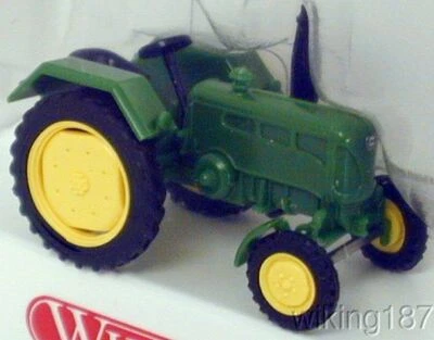 Wiking NEW HO 1/87 Scale Classic 1950's era German Lanz/John Deere farm tractor - Image 1 of 3