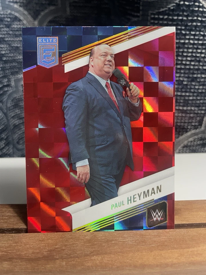 2023 Panini Donruss Elite WWE - Red #32 Paul Heyman - Image 1 of 2