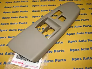 Toyota Tacoma Power Window Master Switch Bezel Drivers Side OEM Tan 2005-2011 - Picture 1 of 5