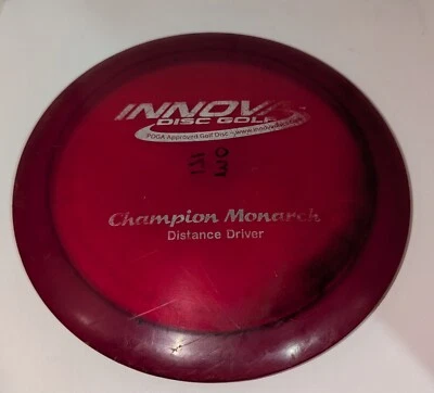 Innova Champion Monarch Purple Disc Golf Disc. 171g PFN - Image 1 of 2