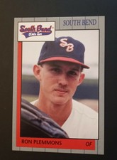 1990 Grand Slam Cards South Bend White Sox Ron Plemmons #13