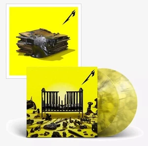 METALLICA 72 SEASONS VINYL NEW! LIMITED YELLOW LP + LITHO!  - Picture 1 of 6