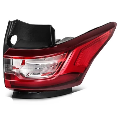 Tail Light Assembly Red Housing For 2018-2021 Chevy Traverse Outer LED 1pc Right - Image 1 of 4