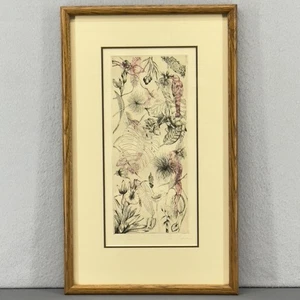 Steve Hickman "Color Trial Proof" signiert Original Botanische Radierung seltene Kunst - Bild 1 von 12