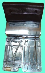 Chirurgisches Feldinstrumentenset „Gebrüder Martin Tuttlingen“ ca. 1950er Jahre - Bild 1 von 10
