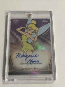 Topps Chrome Disney Tinker Bell Auto 53/75 Signed Margaret Kerry Voice Actor 🔥 - Picture 1 of 4
