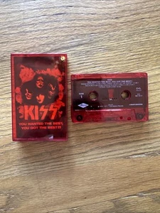 KISS YOU WANTED THE BEST YOU GOT THE BEST Cassette 1996 Mercury W/ Insert RED - Picture 1 of 7