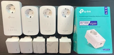 TP-LINK POWERLINK NETWORK KIT (1 x Wi-Fi + 9 x ADAPTER) USATI - Immagine 1 di 4