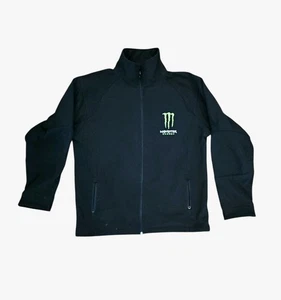 Monster Energy Jacke Herren XL schwarz Softshell Full Zip 100% Polyester  - Bild 1 von 6