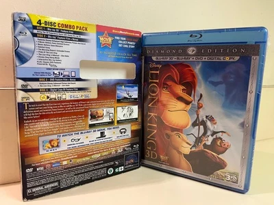 The Lion King 3D 2D Blu-Ray + DVD + Lenticular Slipcover, Animated, Bonus - Image 1 of 4