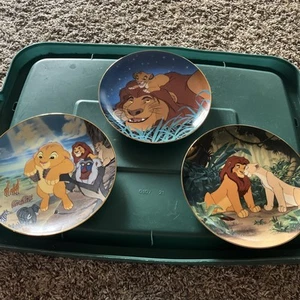 Disney THE LION KING Collectible Plates From The Bradford Exchange - Picture 1 of 12