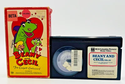 Beany & Cecil Volume III Beta Movie Tape Bob Clampett Cartoons Foto 1 de 4