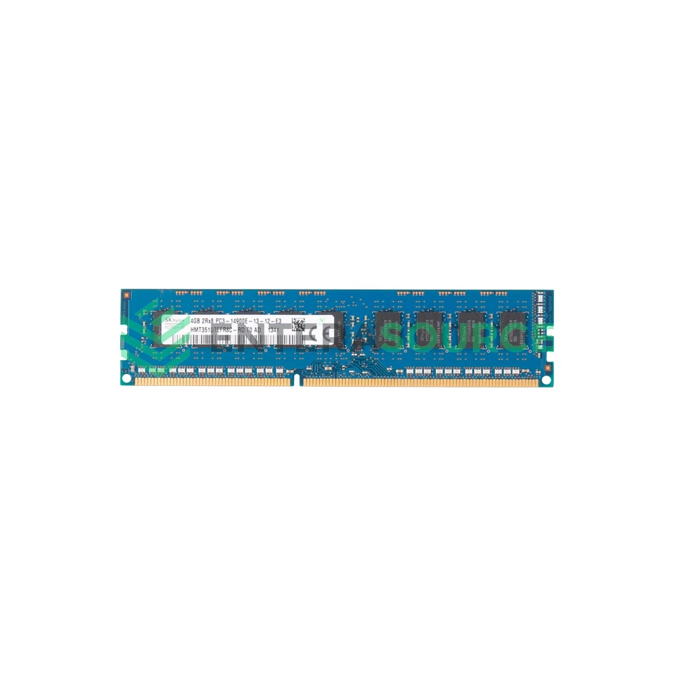 Hynix HMT351U7EFR8C-RD 4GB DDR3-1866 PC3-14900E 2Rx8 ECC Server Memory Module - Image 1 of 1