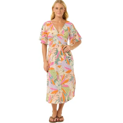 Rip Curl Cala Vadella Midi Kleid - Multi - Bild 1 von 4