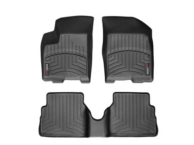 Forro de piso WeatherTech para Chevrolet Aveo 2007-2010 - primera y segunda fila, negro Foto 1 de 4