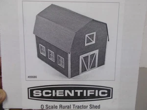 O SCALE ~ SCIENIFIC ~ RURAL TRACTOR/BARN BUILDING KIT ~ O SCALE - Picture 1 of 5
