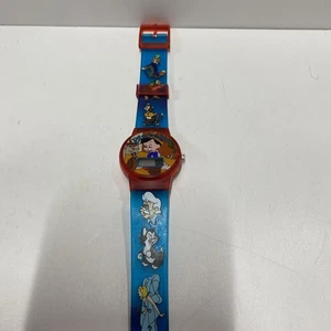 NEW Vintage DISNEY PINOCCHIO Digital Plastic Watch Wristwatch RARE Not Tested - Picture 1 of 10
