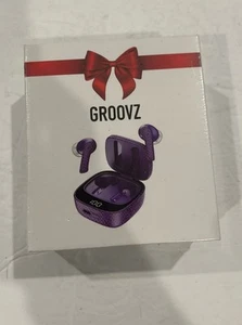 GROOVZ True Wireless TWS In-Ear Earbuds with Charging Case & LED Power Display - Photo 1 sur 6
