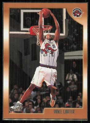 1998-99 Topps Vince Carter Rookie Toronto Raptors #199 - Image 1 of 2