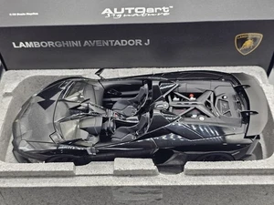 Lamborghini Aventador J 2012 Nero 1:18 AutoArt In Box - Foto 1 di 10
