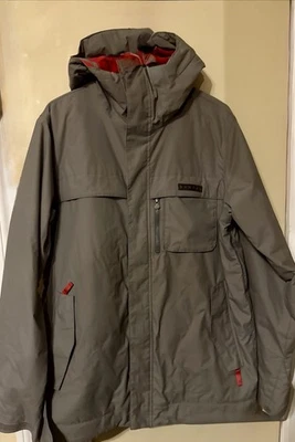 Burton Snowboarding/Skiing Dry Ride Taupe / Clay Hood Jacket Mens Size M - Image 1 of 4
