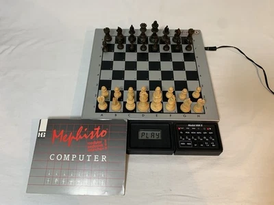 Schachcomputer Mephisto modular  Schachbrett Computer Modul MM II Netzteil - Bild 1 von 4